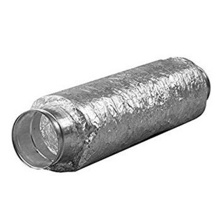 Silencieux Souple 125mm flanges métal réduction bruit | Silencieux