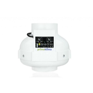 Prima Klima 400m³/h Ø125mm thermostat support mural 60W | Extracteurs
