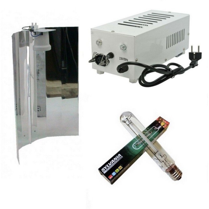 Set 400W Superplant Sylvania Grolux Vollspektrum Wachstum Blüte | Beleuchtungsset