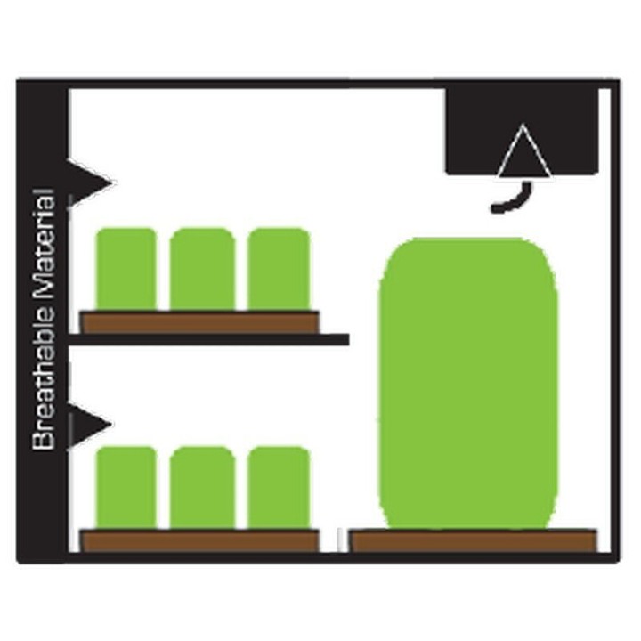 Dark Propagator DP90 détail fermeture zip étanchéité | Secret Jardin Propagator
