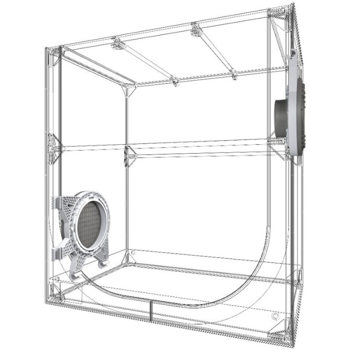 Dark Propagator DP90 intérieur réflecteur Mylar montage | Secret Jardin Propagator