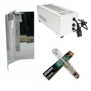 Kit 600W Superplant Sylvania Grolux ballast réflecteur câbles | Kit Eclairage 600W