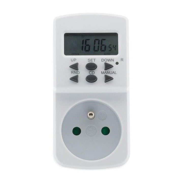 Programmateur Otio vue prise murale branchement installation | Accessoires Electrique