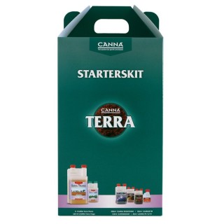 Canna Terra Starter Kit nutriments additifs haute qualité début | Canna