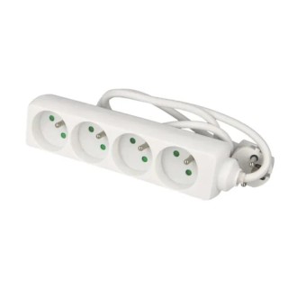 Multiprise 4 Prises boîtier robuste humidité culture intérieur | Accessoires Electrique