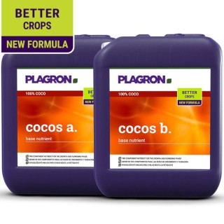 Plagron Cocos A+B 2x10l substrats coco tamponnés composition | Plagron