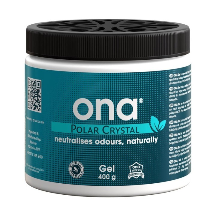 Ona Gel Polar Cristal 400g Geruchsneutralisierer frischer Eisduft | ONA Geruchsneutralisierer
