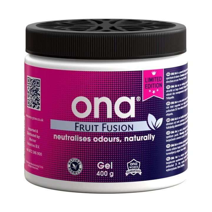 Ona Gel Fruit Fusion 400g tropischer Fruchtduft Neutralisierer | ONA Geruchsneutralisierer