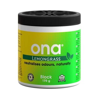 Ona Block Lemongrass 170g Festblock natürlicher Zitronengrasduft | ONA Geruchsneutralisierer