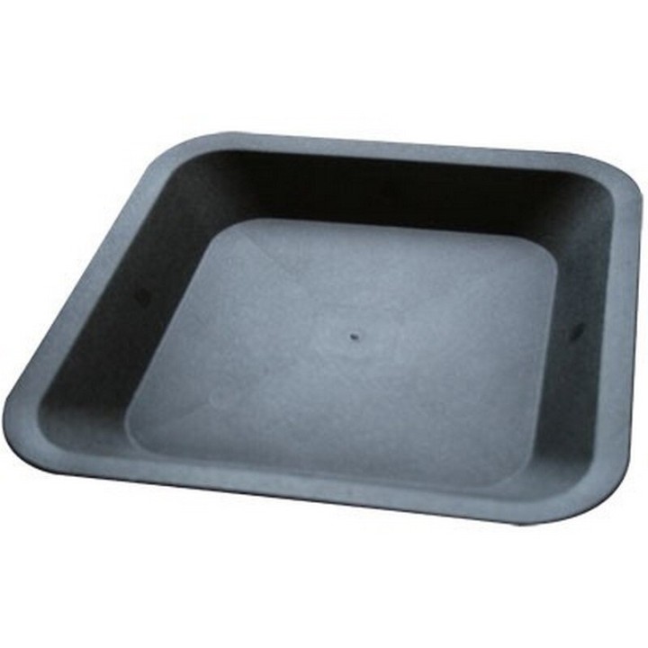 Soucoupe Carrée 30.5cm drainage eau excès culture détail | Pots / Bacs