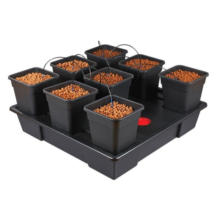 Nutriculture Wilma XL 8 Tropfbewässerung 8 Töpfe 18l System | Automatische Bewässerung